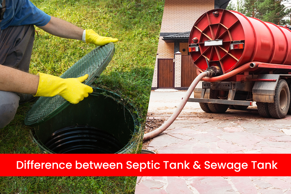 Difference Between Septic Tank and Sewage Tank